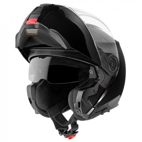 Schuberth Helmet C5 Gloss Black Flip Front Motorcycle Helmets - SKU 910C5GB53