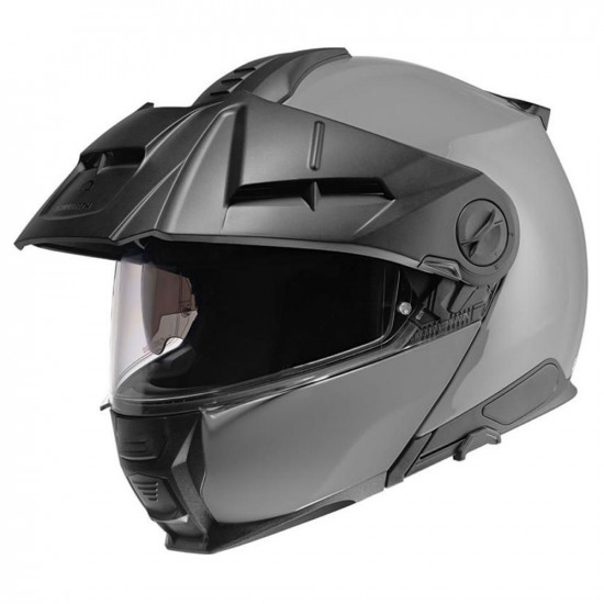 Schuberth Helmets E2 Concrete Grey Flip Front Motorcycle Helmets - SKU 910E2CG53