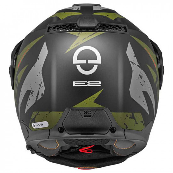 Schuberth Helmets E2 Explorer Green Flip Front Motorcycle Helmets - SKU 910E2EXPG53