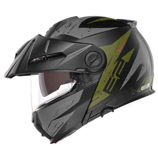 Schuberth Helmets E2 Explorer Green Flip Front Motorcycle Helmets - SKU 910E2EXPG53