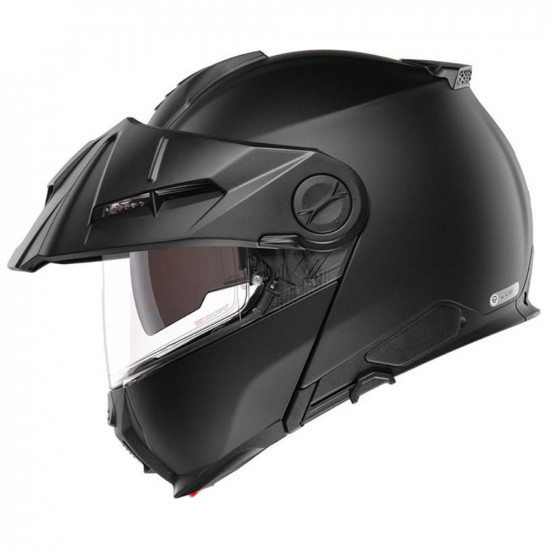 Schuberth Helmets E2 Matt Black Flip Front Motorcycle Helmets - SKU 910E2MB53