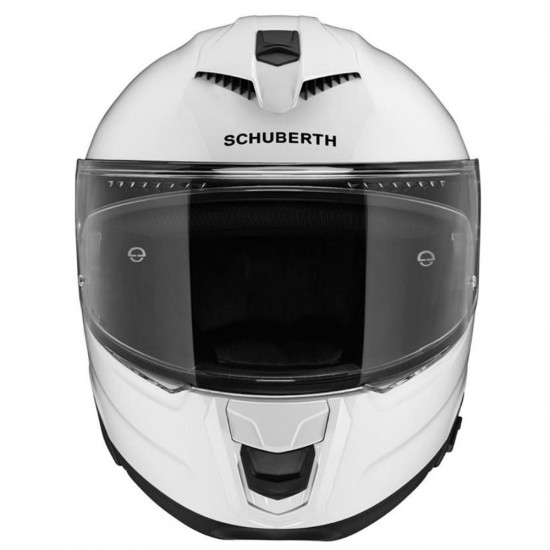 Schuberth Helmets S3 Gloss White Full Face Helmets - SKU 910S3GW53