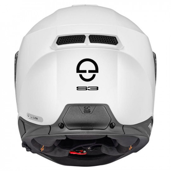 Schuberth Helmets S3 Gloss White Full Face Helmets - SKU 910S3GW53