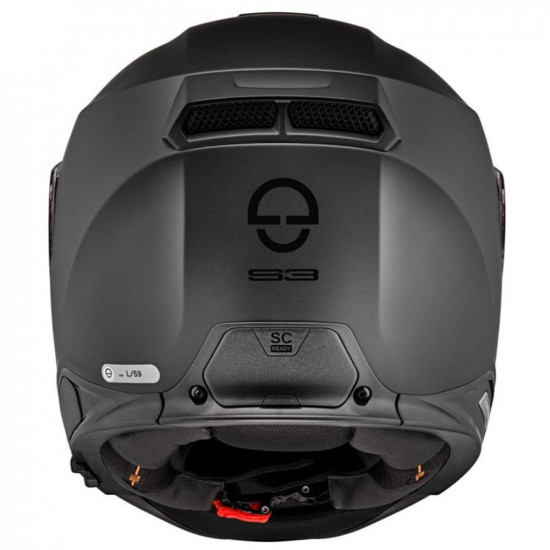 Schuberth Helmets S3 Matt Black Full Face Helmets - SKU 910S3MB53