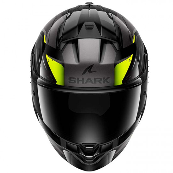 Shark Ridill 2 Bersek Black Grey Yellow Full Face Helmets - SKU 210/HE1122E/KGA1