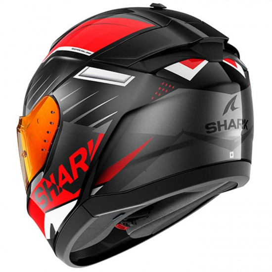 Shark Ridill 2 Bersek Black Red Anthracite Full Face Helmets - SKU 210/HE1122E/KRA1