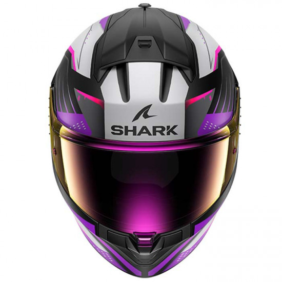 Shark Ridill 2 Bersek Matt Black Violet Pink Full Face Helmets - SKU 210/HE1123E/KVV1