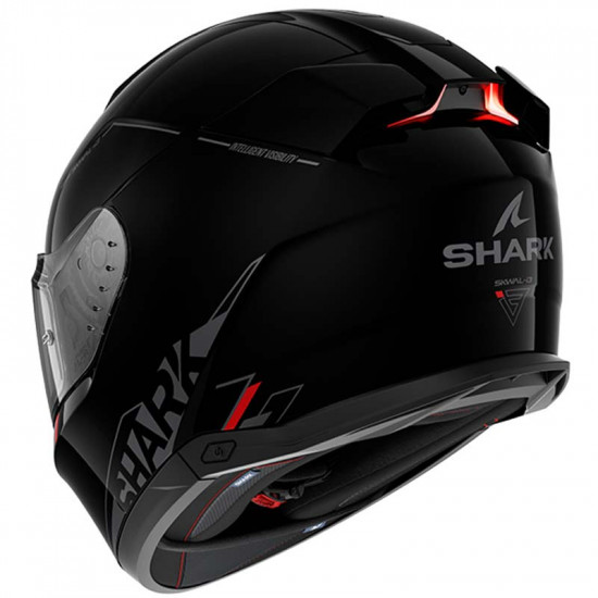 Shark Skwal i3 Blank SP Gloss Black Full Face Helmets - SKU 210/HE0810E/KAR1