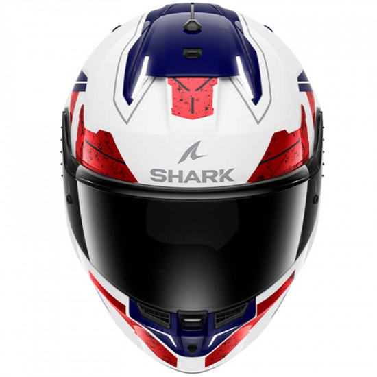 Shark Skwal i3 Rhad White Black Red Full Face Helmets - SKU 210/HE0820E/WUR1