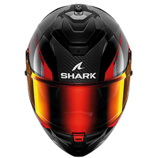 Shark Spartan GT Pro Kultram Carbon Black Red Full Face Helmets - SKU 200/HE1310E/DKR1