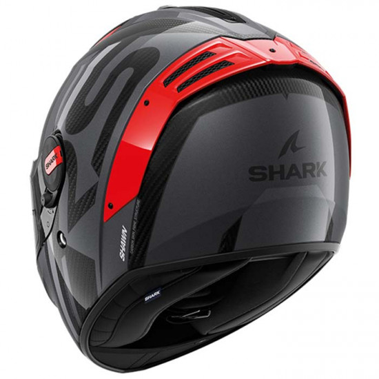 Shark Spartan RS Carbon Shawn Black Red Anthracite