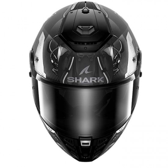 Shark Spartan RS Carbon Xbot Black Anthracite Silver Full Face Helmets - SKU 200/HE8157E/DAS1