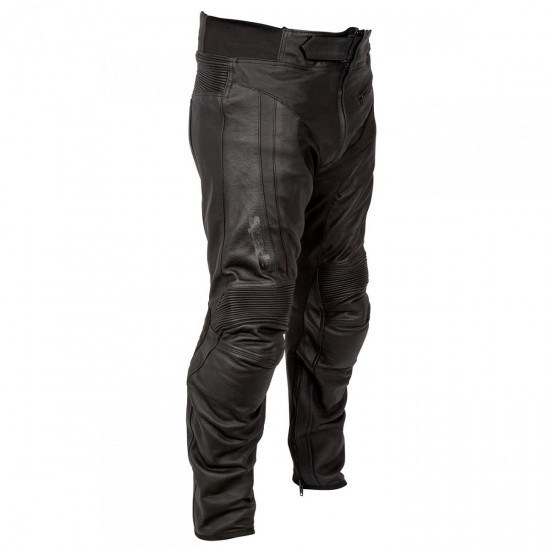 Spada Everider Mens Black Leather Mens Motorcycle Trousers - SKU 0145290