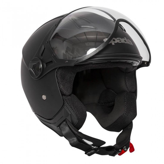 Spada Hellion Matt Black Open Face Helmets - SKU 0761889