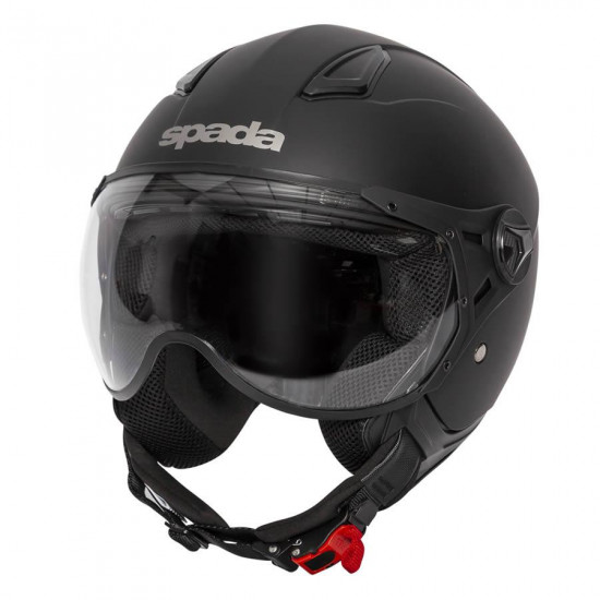 Spada Hellion Matt Black Open Face Helmets - SKU 0761889