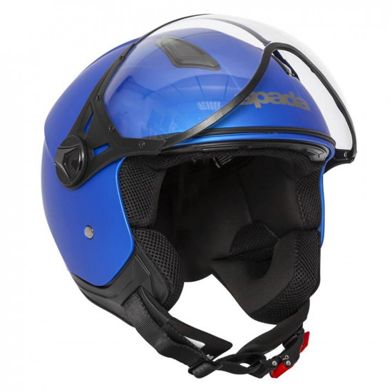 Spada Hellion Matt Bright Blue Open Face Helmets - SKU 0761933