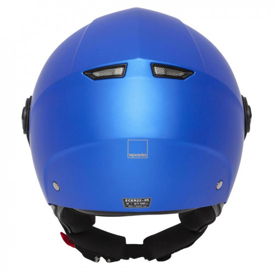 Spada Hellion Matt Bright Blue Open Face Helmets - SKU 0761933