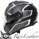 SPADA ORION SLATE MATT BLK/WHITE/SIL HELMET