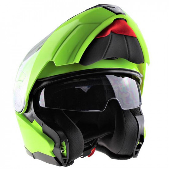 Viper RSV345 Fluo Yellow Helmet Flip Front Motorcycle Helmets - SKU AFM064FLUOYELLOWXS