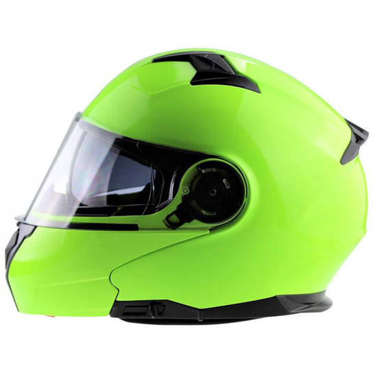 Viper RSV345 Fluo Yellow Helmet Flip Front Motorcycle Helmets - SKU AFM064FLUOYELLOWXS